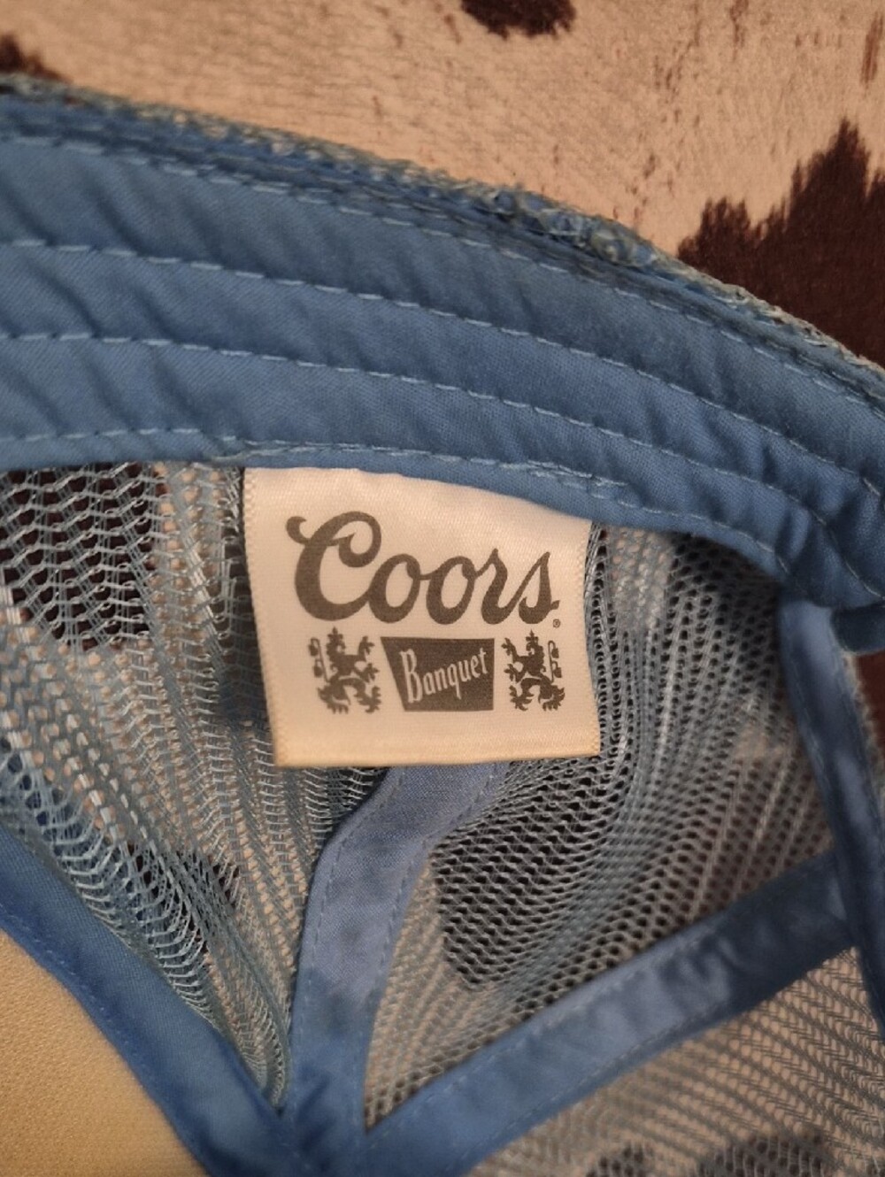 Light Blue Coors Trucker Hat - Picture 2 of 5